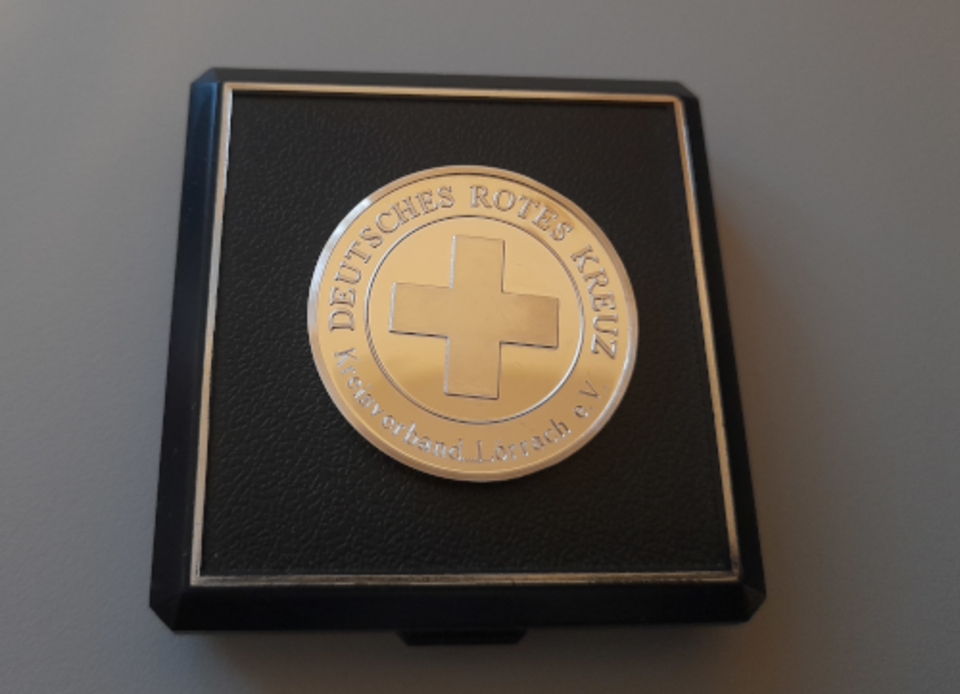 Medaille Stefan Ohm Kreisverband Lörrach